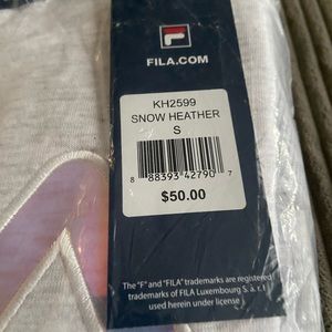 Girls size small fila grey and blue and pink sweatshirt